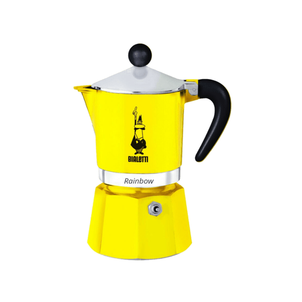 Bialetti Rainbow 3 adagos Kotyogós kávéfőző - Sárga