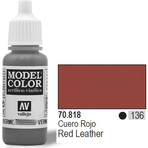 Vallejo Model Color Red Leather Akrilfesték 70818 (70818)