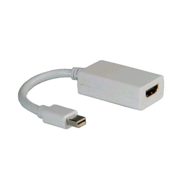 ROLINE Mini DisplayPort-HDMI adaptér Mini DP Bílý