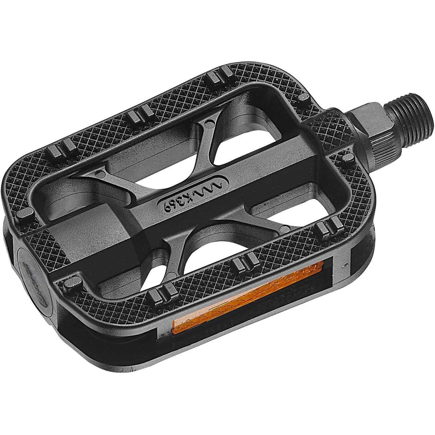 Force TREK Műanyag pedál - csúszásgátló, fekete (8592627107450)