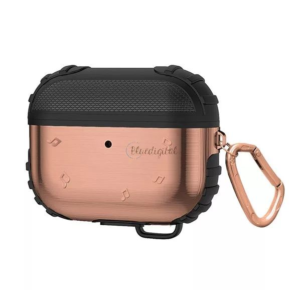 Gigapack Apple AirPods Pro szilikon tok rozéarany (GP-95295) (GP-95295)