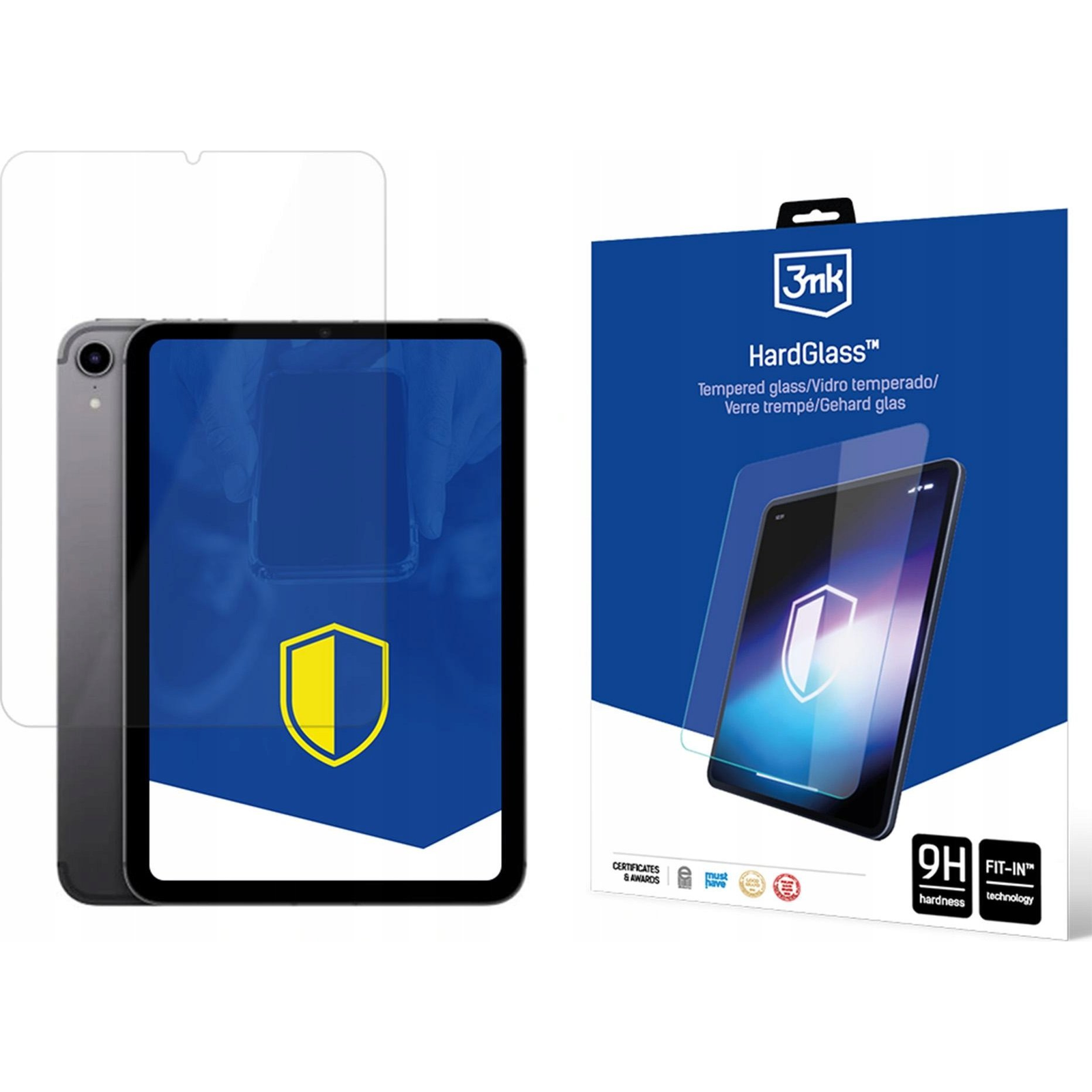 3MK HardGlass edzett üvegfólia 9H Apple iPad Mini 6/Apple iPad Mini 7 (5903108642620)