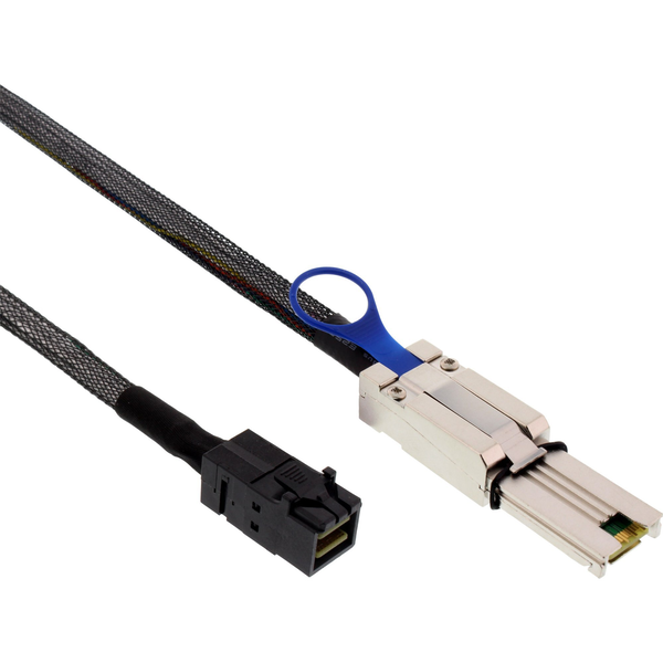 InLine 27636C сериен прикачен SCSI (SAS) кабеи 2 м 12 Гбит/с Черен