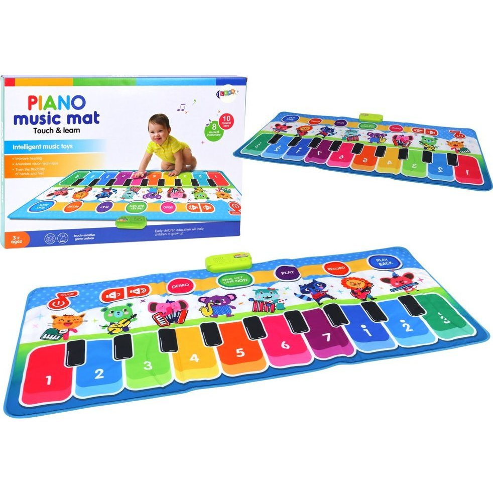 Interaktív Oktatási Zenei Szőnyeg - Tánchoz, Hangszerekhez (17953)