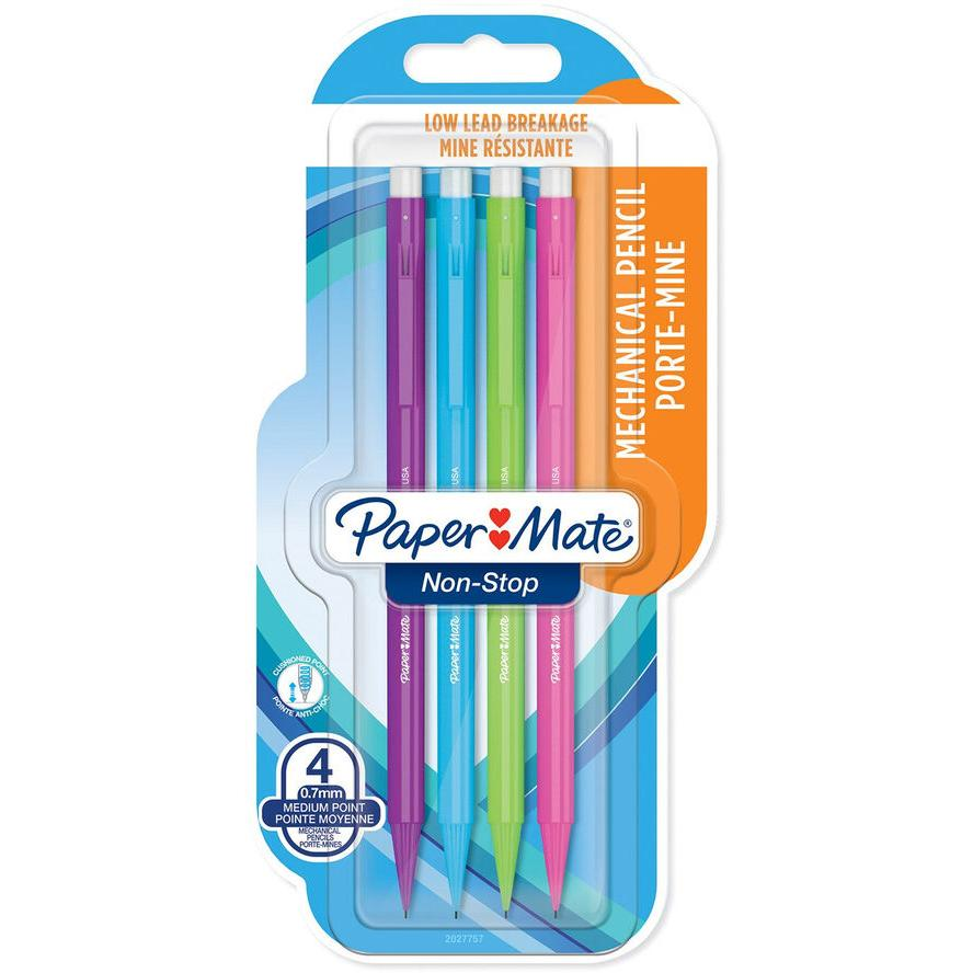 PAPER MATE Feinminenstift Non-Stop 4er 0,7mm Blister (2027757) (2027757)
