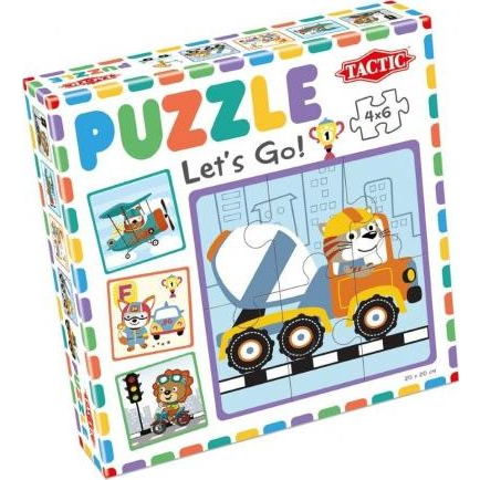 Tactic 56666 puzzel Legpuzzel 6 stuk(s) Stripfiguren