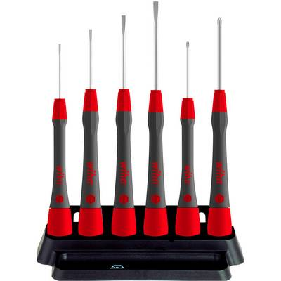 Wiha Juego De Destornilladores De Precisión Picofinish® Ranurados, Phillips, De 7 Unid., Incl. Soporte (42990)