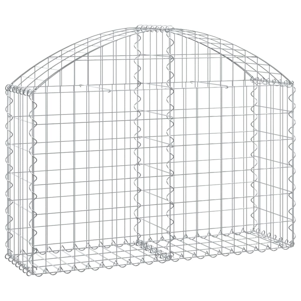 íves horganyzott vas gabion kosár 100x30x60/80 cm (153423)