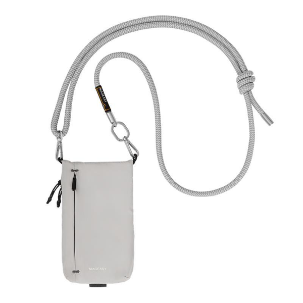 MAGEASY Sacoche Utility Telefontáska 8.3mm vállpánttal világosszürke