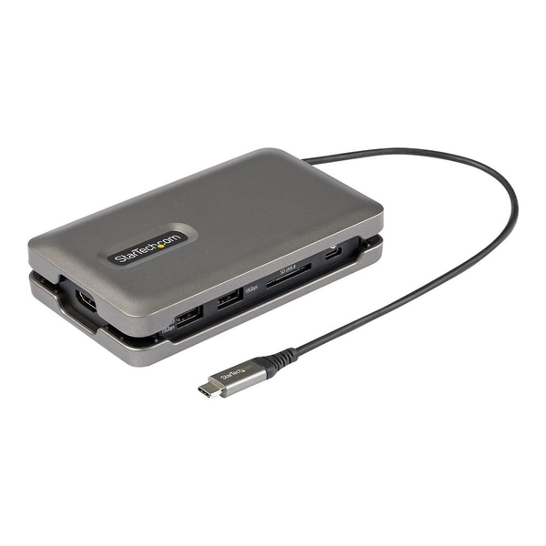 StarTech.com DKT31CSDHPD3 dokkoló állomás és port replikátor Vezetékes USB 3.2 Gen 2 (3.1 Gen 2) Type-C Szürke