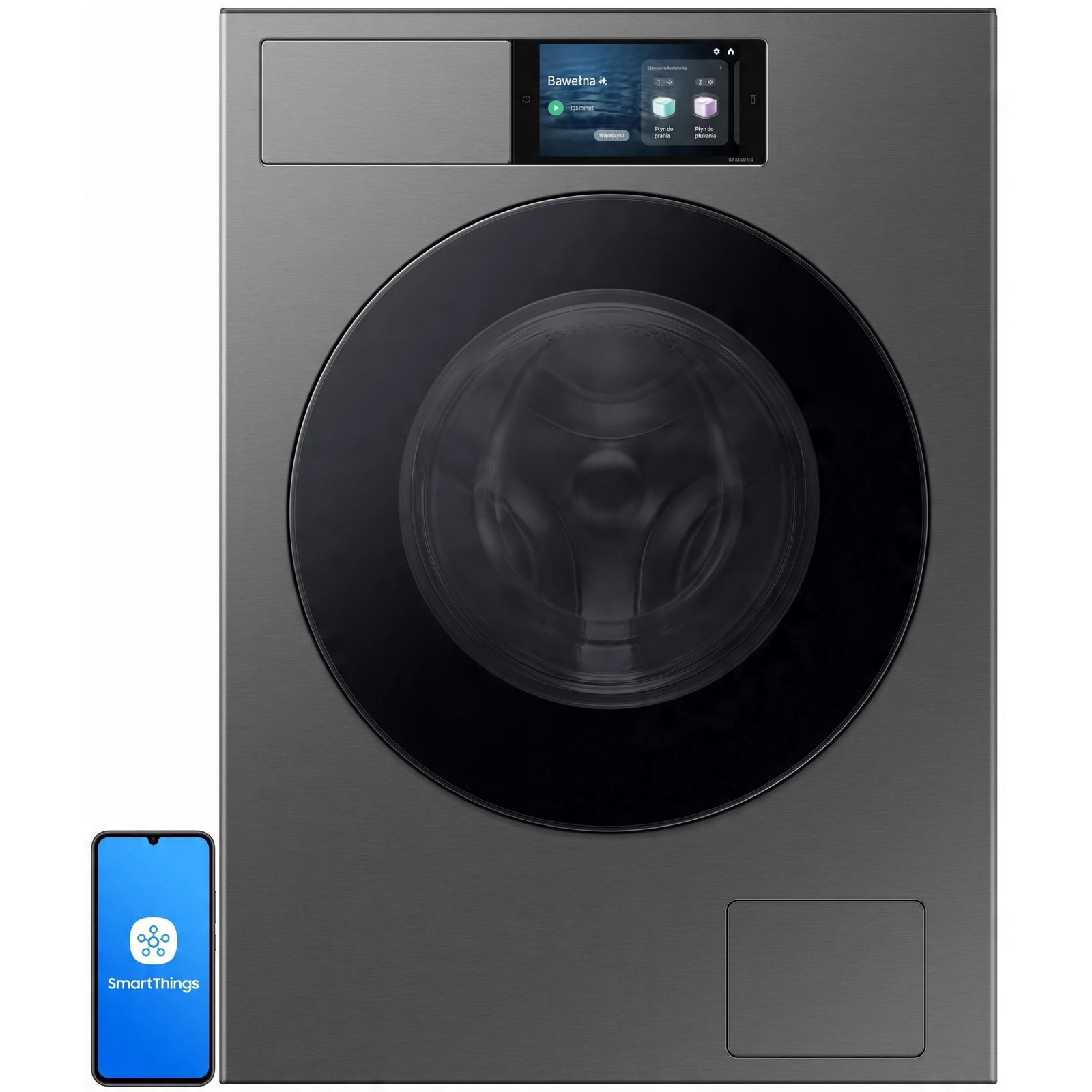 Samsung WF90F09C4SU4 Mosógép AI Home-mal 9 kg, ezüst (WF90F09C4SU4)