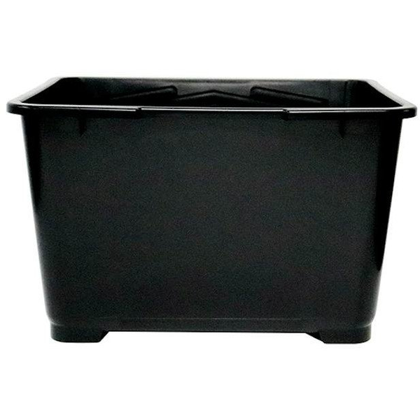 Home it Work® Firkantet rullespand 14 liter sort
