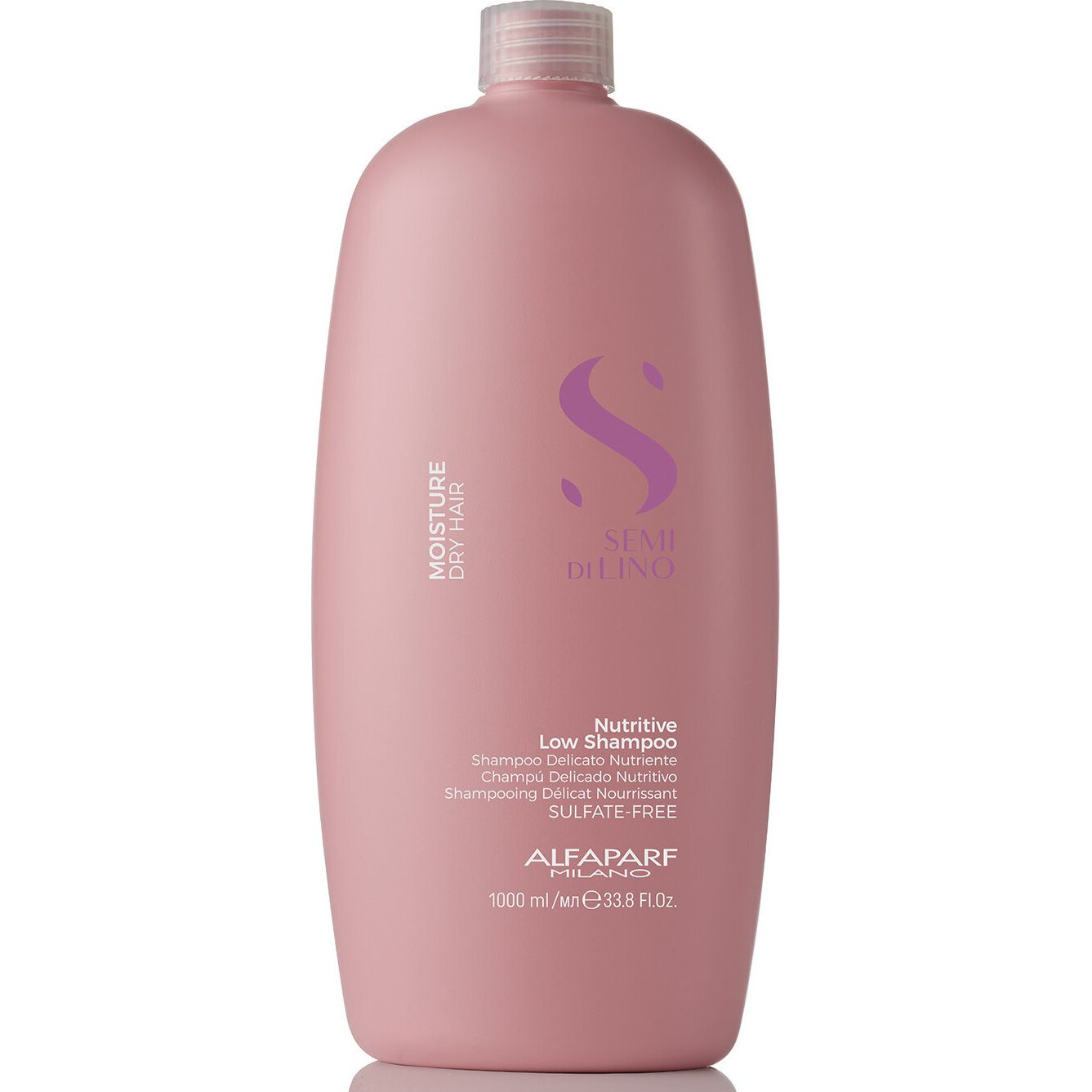 ALFAPARF MILANO Semi Di Lino Moisture Nutritive Low Shampoo tápláló sampon száraz hajra 1000 m (115994)