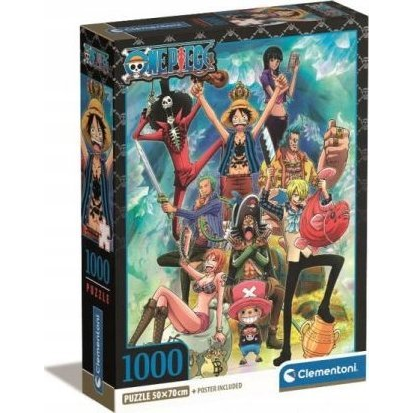 Clementoni One Piece Пъзел 1000 броя Телевизия/филми