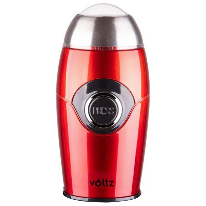 Кафемелачка Voltz V51172BR, 200W, 50 гр, Червен/Черен