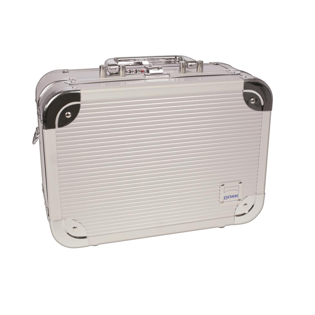 Dörr Silver 20 Aluminium bőrönd szivacsbetéttel - Ezüst (D485020)