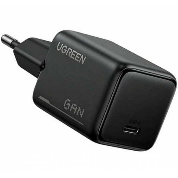 Ugreen X517 Rychlá Síťová Nabíječka GaN 25W USB-C QC3.0 PD3.0 Černá