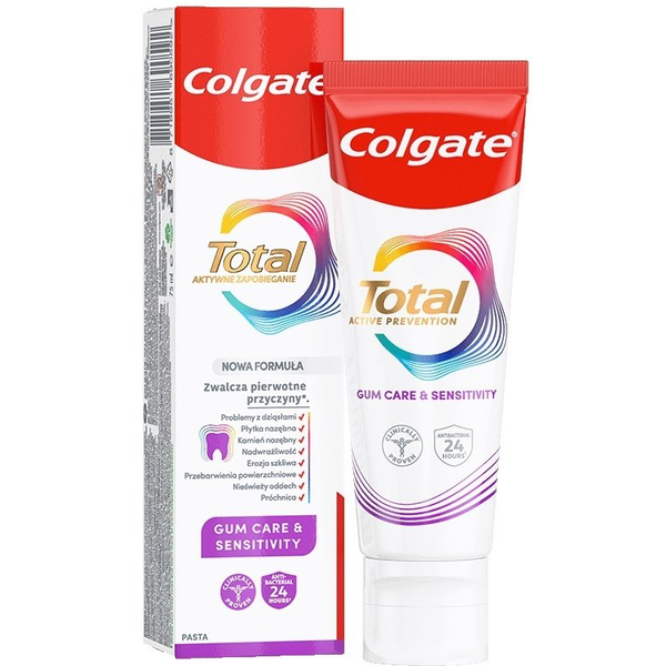 Colgate COLGATE Total Gum Care & Sensivity Multiochronna Pasta do zębów z fluorem - miętowa 75 ml