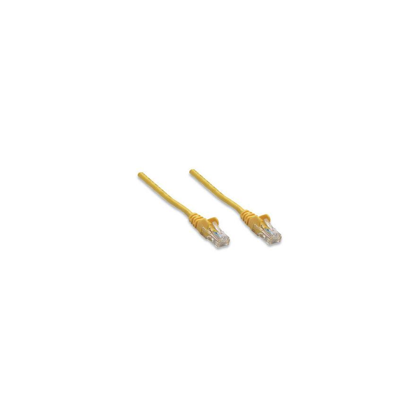 Intellinet Cat5e UTP, 3m cavo di rete Giallo U/UTP (UTP)