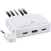 InLine 62613I KVM kapcsoló Fehér (62613I)