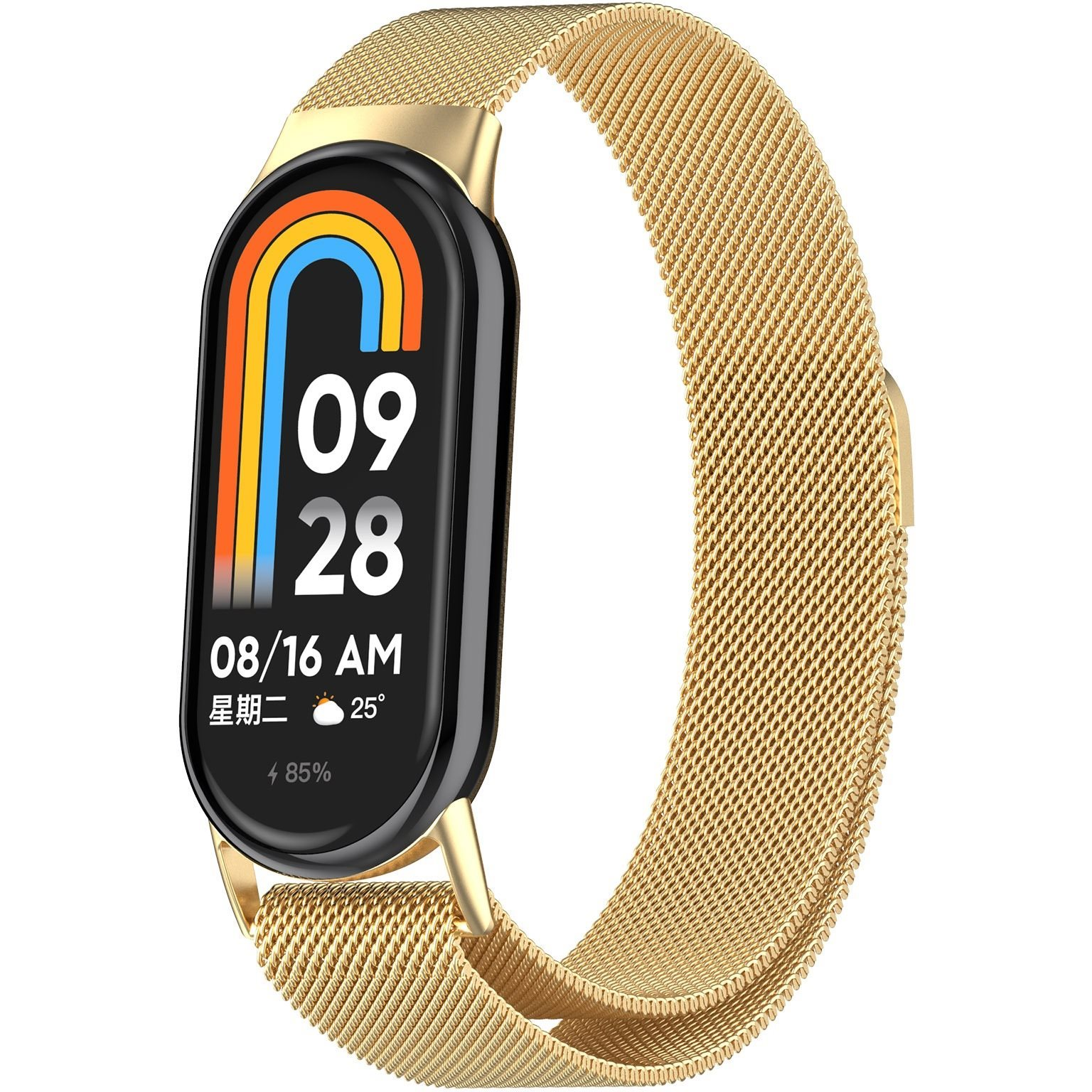 Eternico Elegance Milanese Xiaomi Smart Band 8 / 9 - gold (AET-MB8MNS-go)