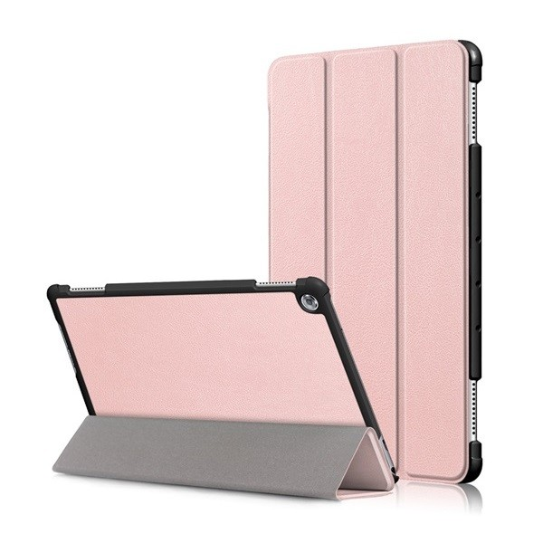 Huawei Mediapad M5 Lite 10.1, кутия за папки, Trifold, червено злато (RS94048)