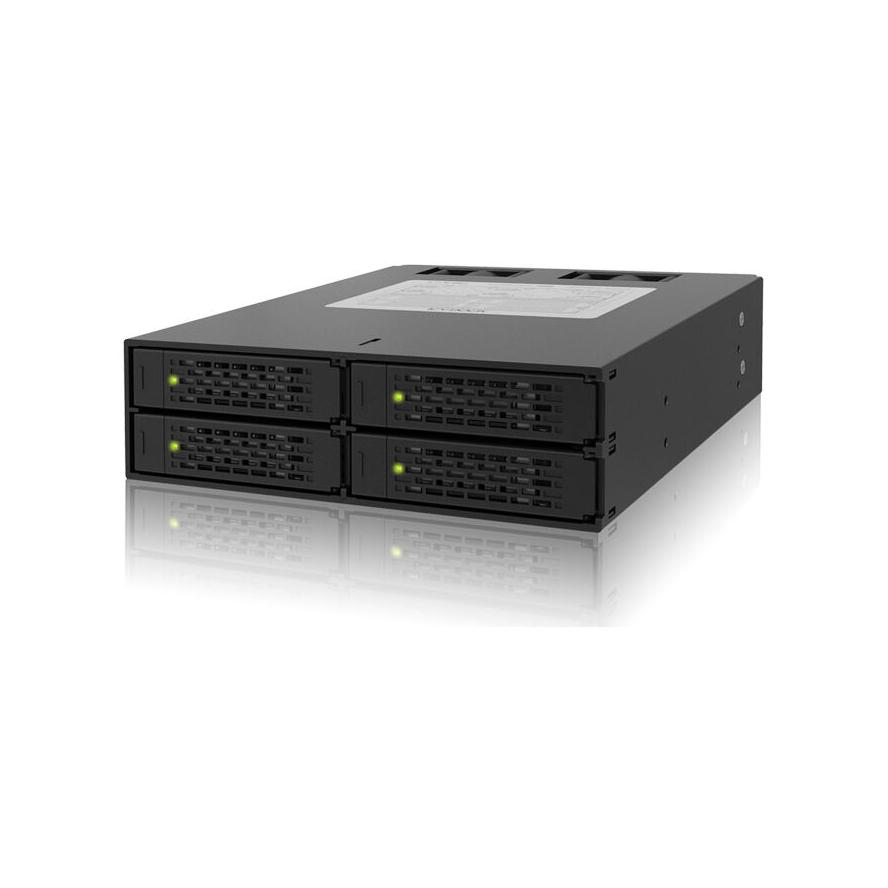 Icy Dock ToughArmor MB994SP-4SB-1 4x2.5" - 5.25" HDD beépítő keret (MB994SP-4SB-1)