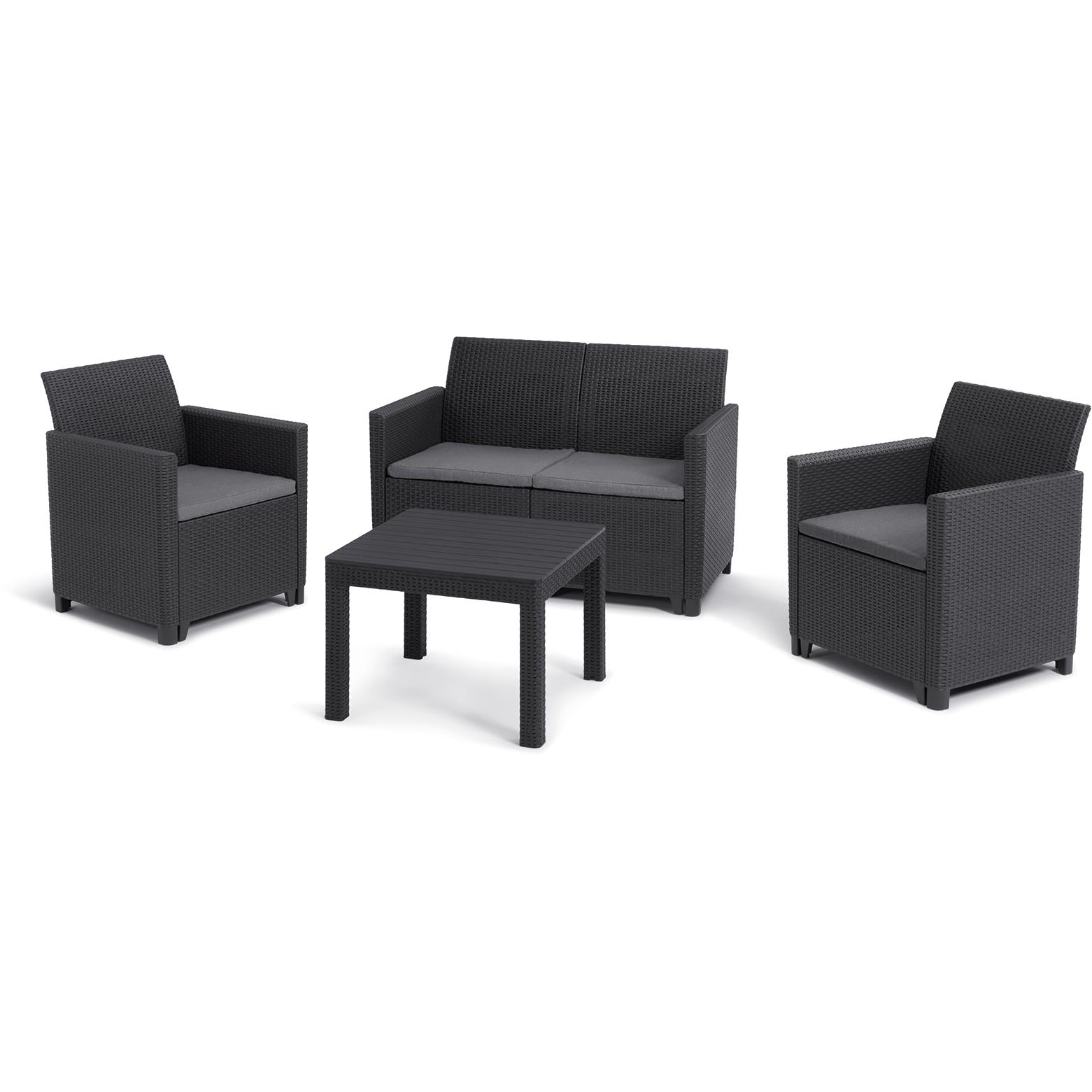 KETER Marie kerti bútor szett, grafit (252642)