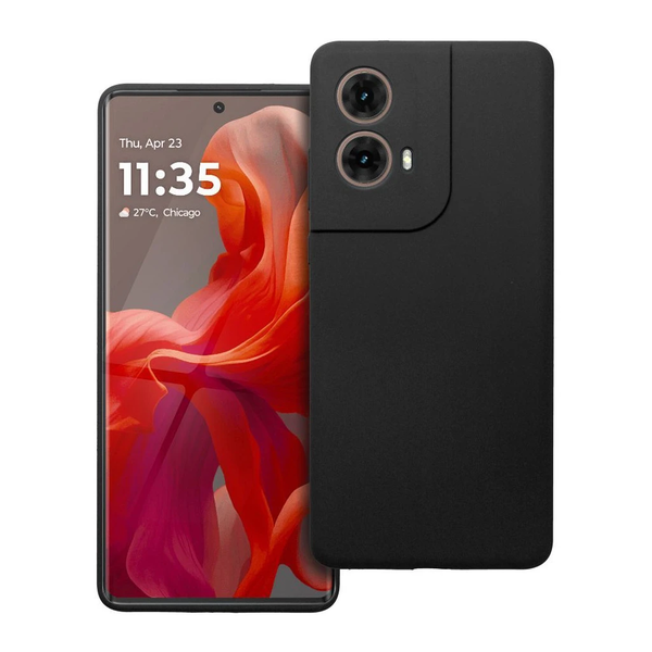 Motorola G85 5G készülékhez szilikon tok 2 mm fekete