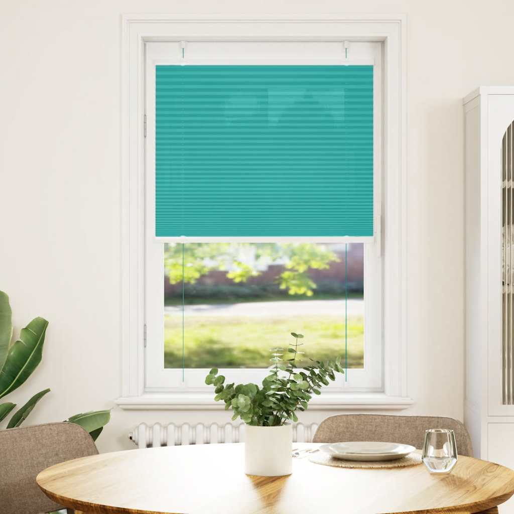 pliszírozott redőny Benzinzöld 70x150 cm szövetszélesség (4015392)