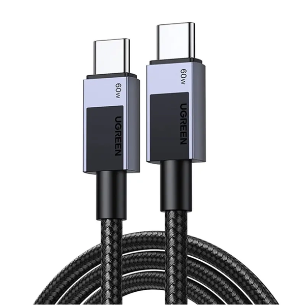 Ugreen 55776 USB-C 2.0 apa - USB-C 2.0 apa Adat és töltőkábel 3m - Szürke