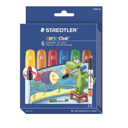 Staedtler Noris Club Zselés Zsírkréta - Színes (6 db) (2390 C6)