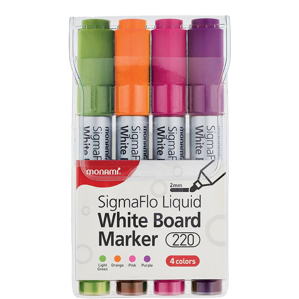 MONAMI SigmaFlo Liquid 220-4C - 4 színű szett (WBM_Bset)