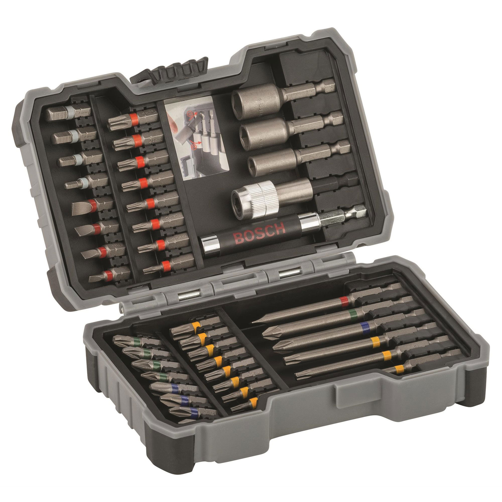 Bosch 43 darabos csavarhúzóhegy- és csavarhúzóbetét-készlet Extra Hard 2.607.017.561 (2.607.017.561)