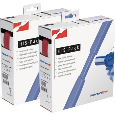 HellermannTyton 300-31272 Zsugorcső ragasztó nélkül Piros 12.70 mm Zsugorodási arány:2:1 5 m