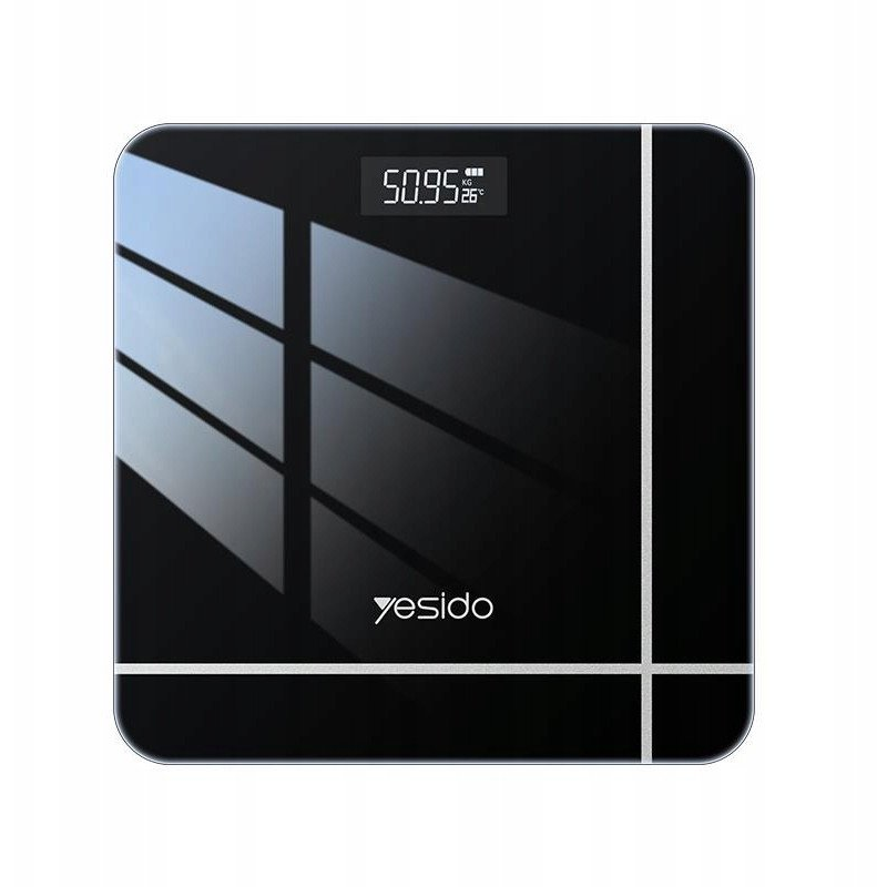 Yesido Osobná váha MG09 do 150kg Elektronická, BLACK / ČIERNA
