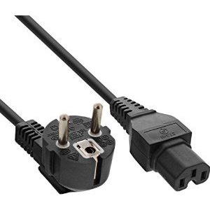 InLine 16810F Nero 5 m Spina di alimentazione di tipo F Accoppiatore C15