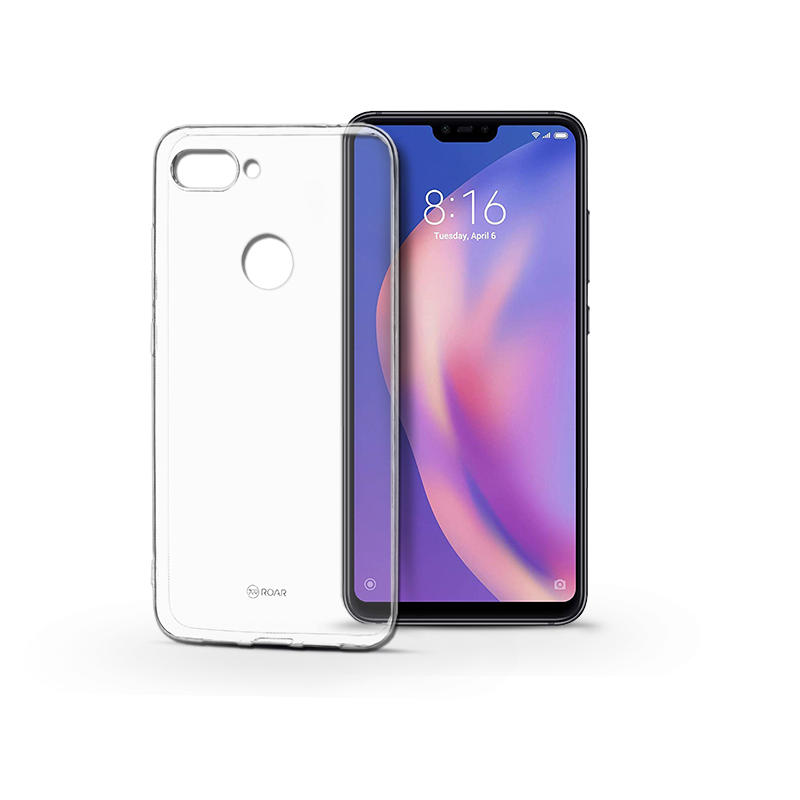 Roar All Day Full 360 Xiaomi Mi 8 Lite Szilikon Hátlap - Átlátszó (KC0322)
