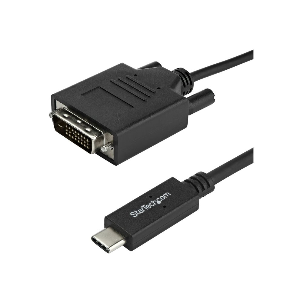 StarTech.com CDP2DVIMM2MB video átalakító kábel 2 M USB C-típus DVI-D Fekete (CDP2DVIMM2MB)