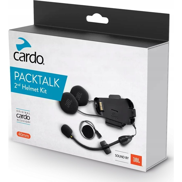 Cardo Packtalk Edge 2nd Helmet Kit 40mm JBL hangszórók