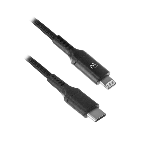 Ewent EW1378 кабел Lightning 1 м Черен