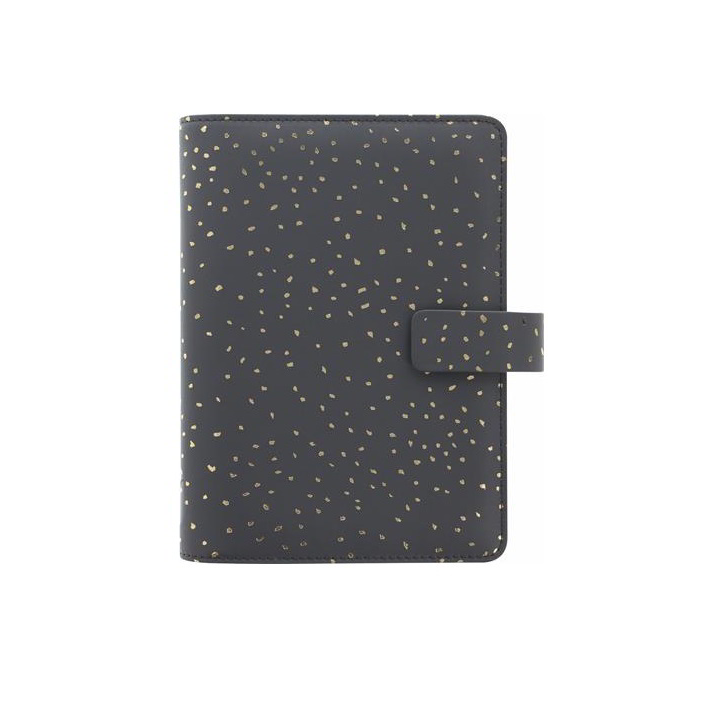 Filofax Confetti 200 x 140mm Gyűrűs kalendárium - Fekete (FX-028722)