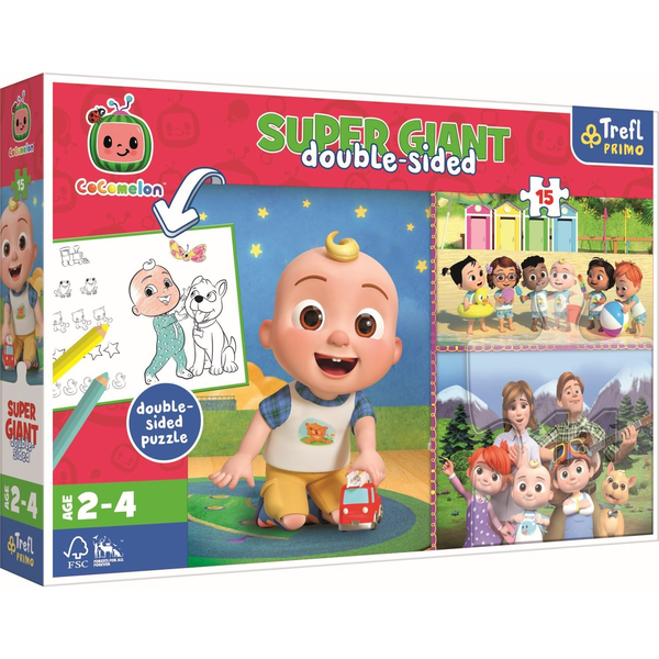 PUZZLE TREFL PRIMO SUPER GIANT 15 COCOMELON