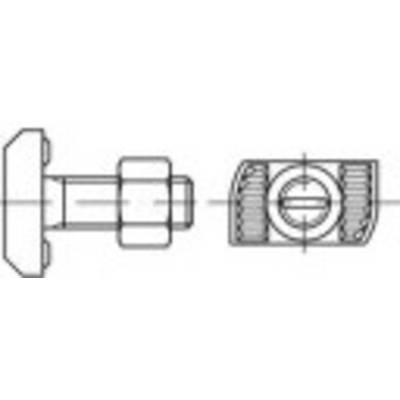 Alstertaler Schrauben & Präzisionsteile 889419400120080 Kalapácsfejű csavar M12 80 mm 88941 Nemesacél A4 25 db (889419400120080)