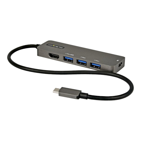 StarTech.com DKT30CHPD3 dockingstation USB 3.2 Gen 1 (3.1 Gen 1) Type-C Sort, Grå