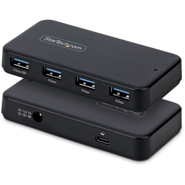 StarTech.com ST4300USB3V2-UE interface hub USB 3.2 Gen 1 (3.1 Gen 1) Type-C 5000 Mbit/s Sort