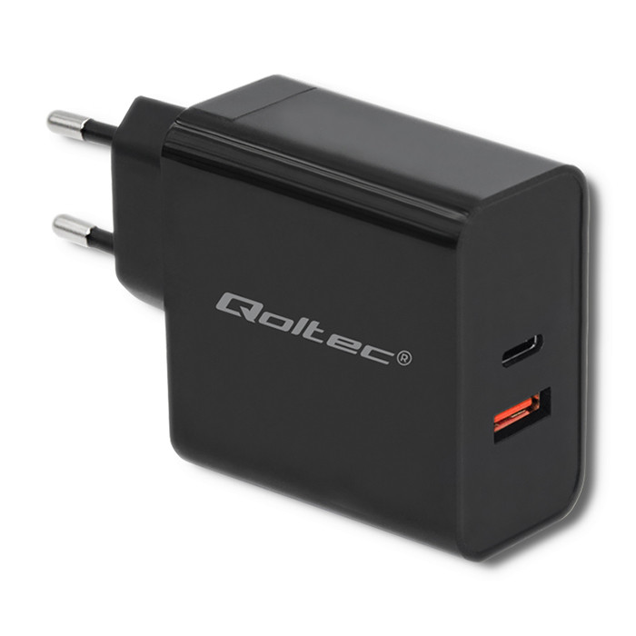 Qoltec 51716 Hálózati Micro-USB töltő (5V / 3A) (51716)