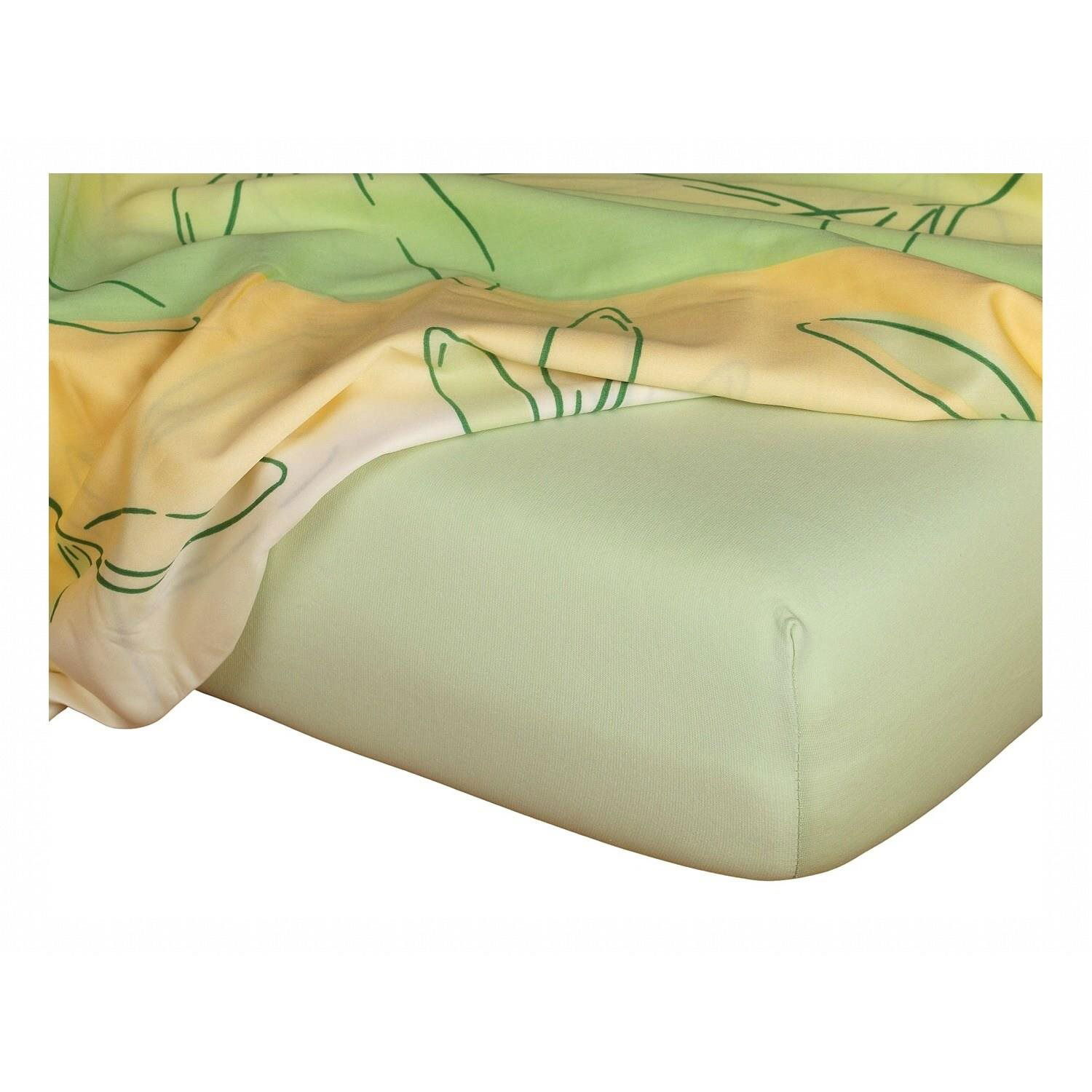 Dadka Jersey sheet pea 90×200×18 cm (02214A-HRASKOVA-A)