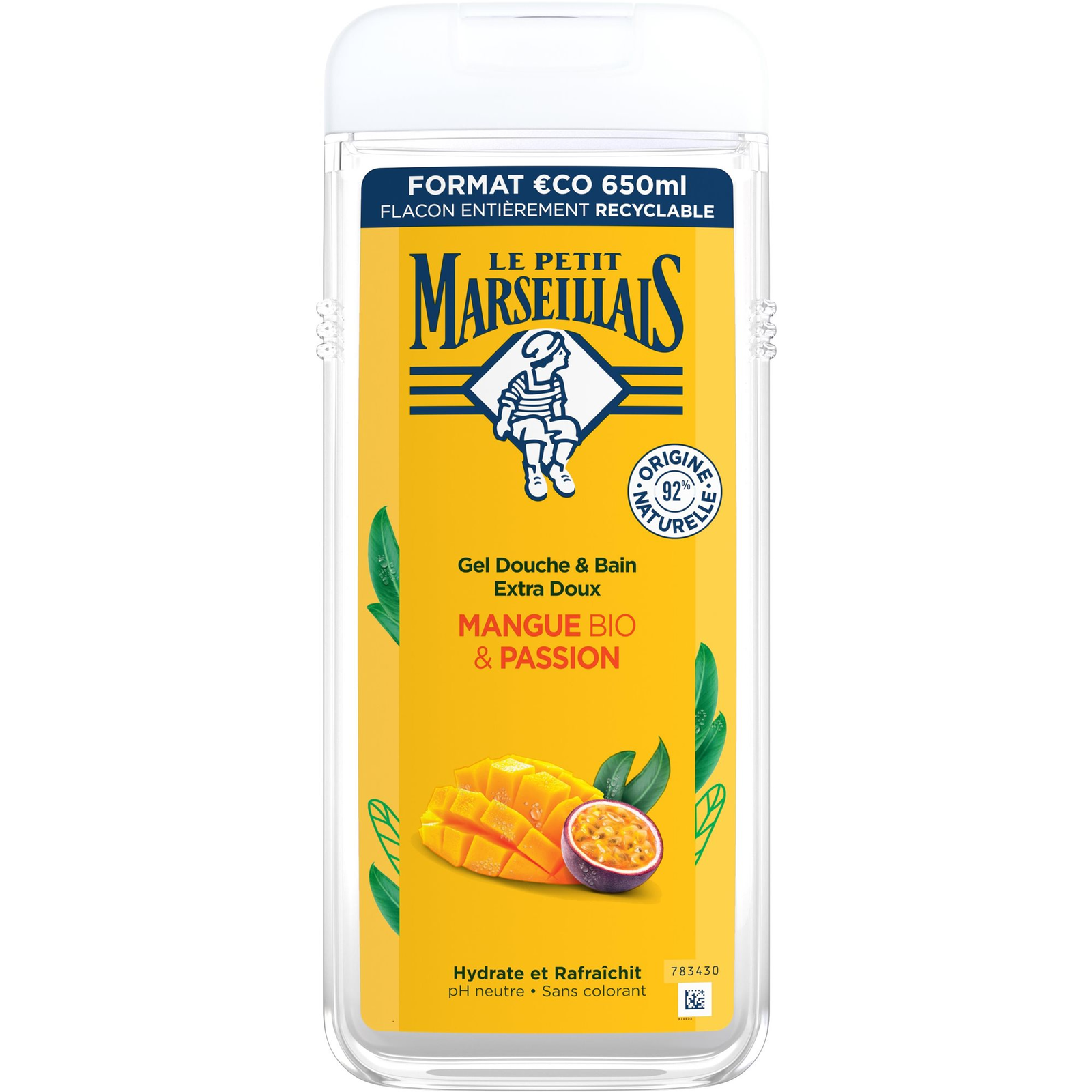 LE PETIT MARSEILLAIS BIO Mangó és Maracuja 650 ml (3574661774145)