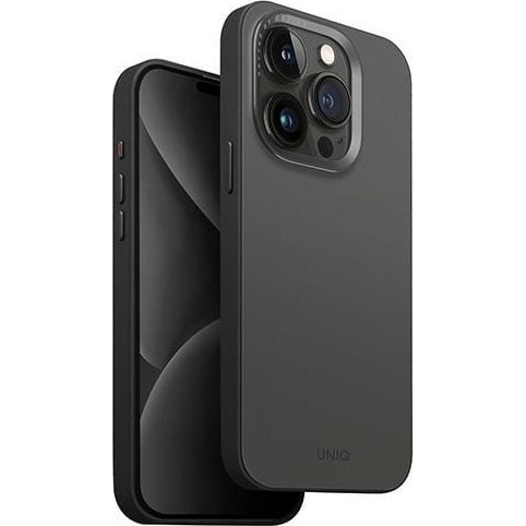 Uniq Lyden DS Apple iPhone 15 Pro Magsafe tok, szürke/fekete (UNIQ1396)